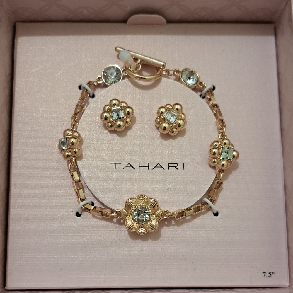 Tahari Bracelet with Matching Earrings